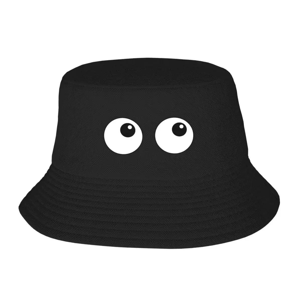 

New Googly Eyes Bucket Hat Fluffy Hat Caps hard hat Hat Female Men s
