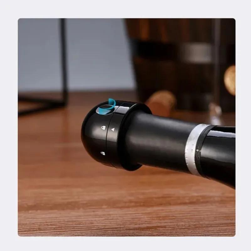 Champagne Stopper Vacuum Wine Bottle Cap Plug Silicone Sealed Champagne Bottle Stopper Sparkling Wine Retain Freshness Bar Tools