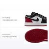 Air 1 Low GS Bred Toe 2.0 Kids Sneakers White Varsity-Red Black 553560-161
