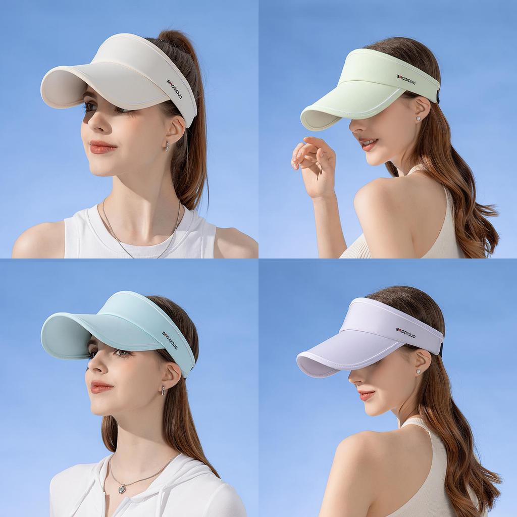 Ice Silk Sun Hat With Short Brim For Summer Outdoor Sun Protection