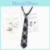 Kids Tie With Striped Badge Pattern For School Uniforms And Casual Wear