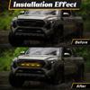 For Toyota Tacoma TRD Pro Trailhunter 2024 Car Front Grille Light LED Yellow Warning Light Daytime Running Lamp Headlight 12V