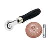 Universal Tire Puncture Solution with Alloy Grinding Wheel And Tire Patches Roller For Automotive Repairs