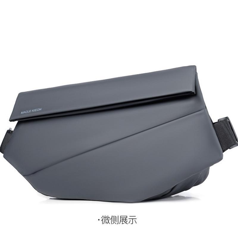 Men's breast bag, personalized backpack, messenger bag, waterproof and wear-resistant leisure bag, high-end fashion shoulder bag.