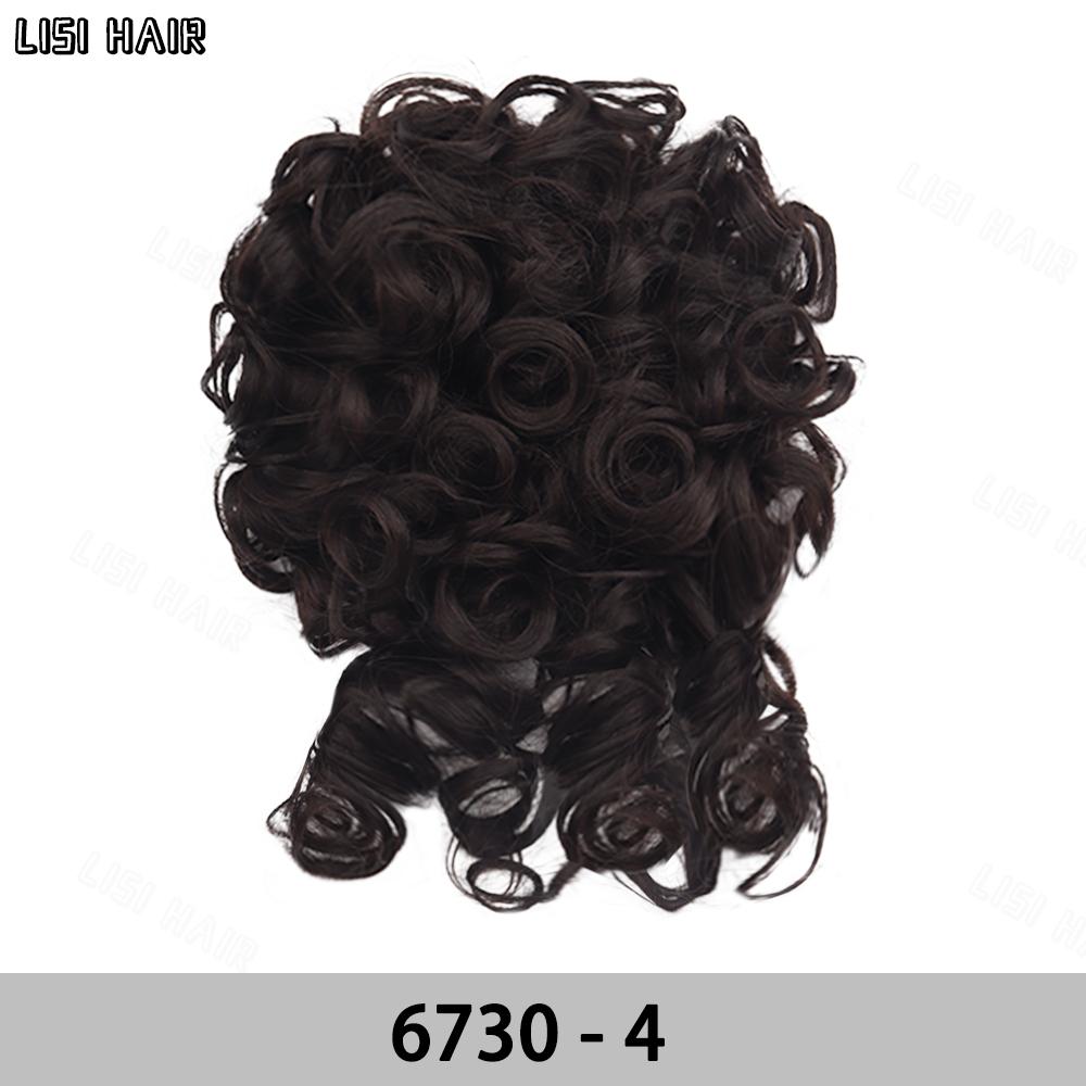 MISS WIG Synthetic Messy Bun Short Curly Ponytail Extension Elastic Drawstring Loose Hair Bun Hair Pieces For Women