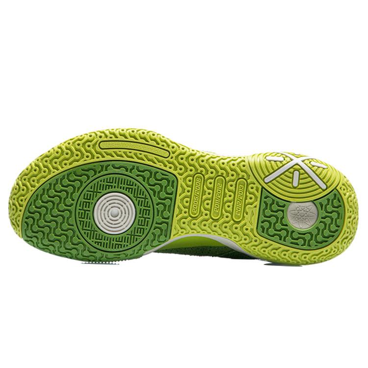 Li Ning All City 9 V1.5 Cushioning Slip Resistant Abrasion Resistant Low top Basketball Shoes Men's Olive Green ABAR015-6