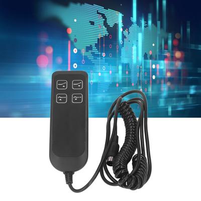 ZK30 Black Electric Power Recliner Switch Simple Operation Electric Sofa Controller 4 Button 5 Pin for Home Office