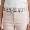 Printed PU Leather Waistband Korean Style Retro Waistband Fashion Floral Belt  Outdoor