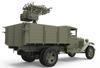 Miniart Escala 1/35 Caminhão Soviético de 1,5 Toneladas com Metralhadora AA M-4 Maxim, Modelo de Plástico, MA35186