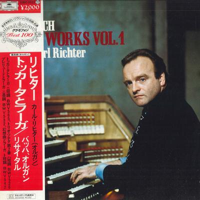 LP Record KARL RICHTER - Bach: Organ Works Vol. 1 20MG0322 DEUTSCHE GRAMMO Japan Obi Classical Used