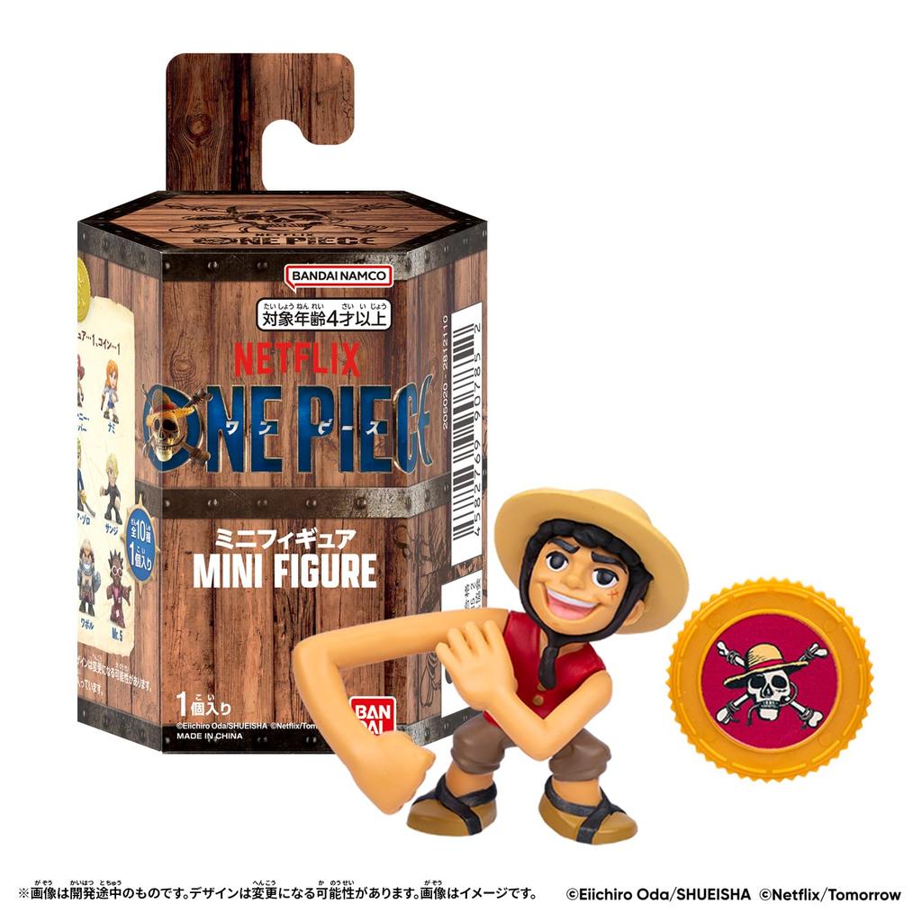 Netflix ONE PIECE Mini Figure Recommended 4 Years and Up [Bandai] (Single Item) Age