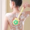 Soft Hair Shower Body Brush Long Handle Bathroom Wash Brush Bathing Massage Back Body Scrubbing Supplies Exfoliating Brush