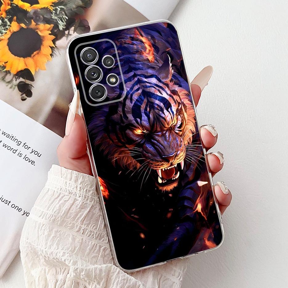 For Samsung Galaxy A32 4G Case SM-A325F Luxury Flowers Painted Cover Soft Slim Phone Case For Samsung A32 A 32 GalaxyA32 5G Bags