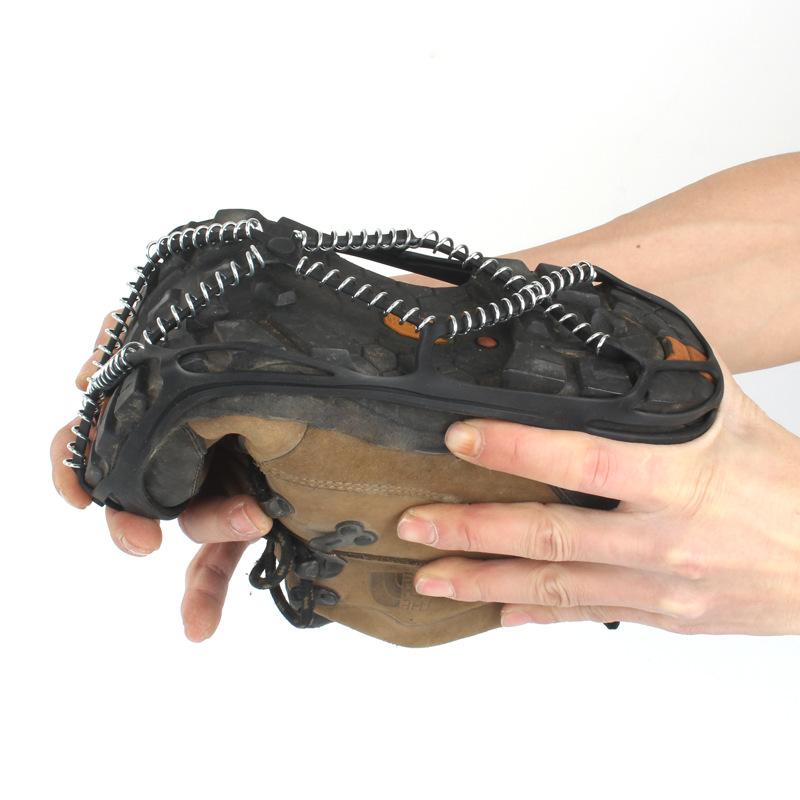 1 Pair Non-Slip Ice Snow Gripper Shoe Cover Camping Outdoor Sports Shoe Cover Walk Traction Cleats Ice Crampon Shoe Covers