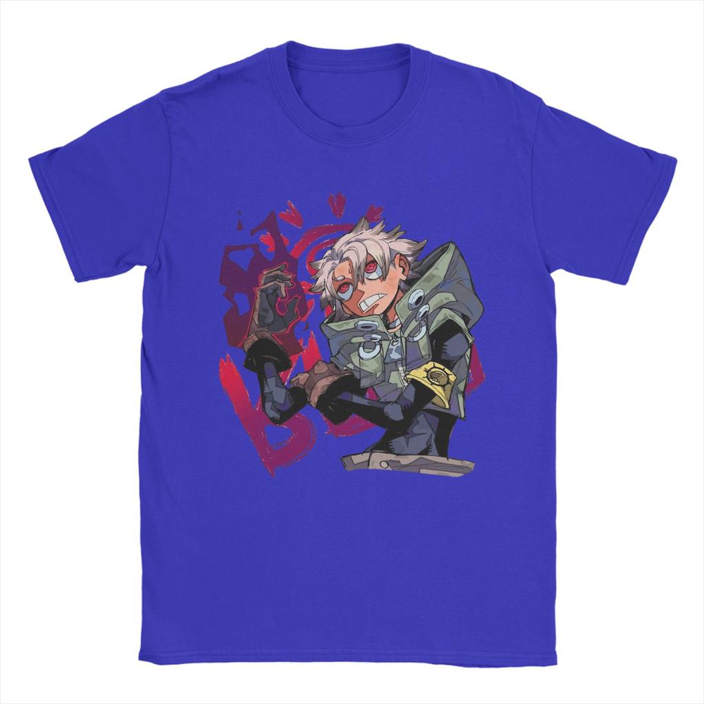 Men's Rudo Surebrec Gachiakuta Anime T Shirt 100% Cotton Tops Crazy Short Sleeve Round Collar Tee Shirt Plus Size T-Shirt