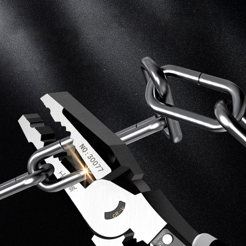 Versatile Electrician Plier Side Scissor Long Nose Pliers Side Scissor Long Nose Wire Scissor Perfect for Various Projec