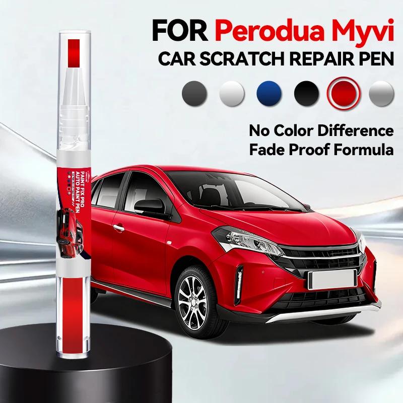 

2026 Hot Car Accessories Car Paint Repair Pen For PERODUA MYVI Paint Scratch Repair Accessories Green G40 G60 Gold 583 Red R63 B червоний