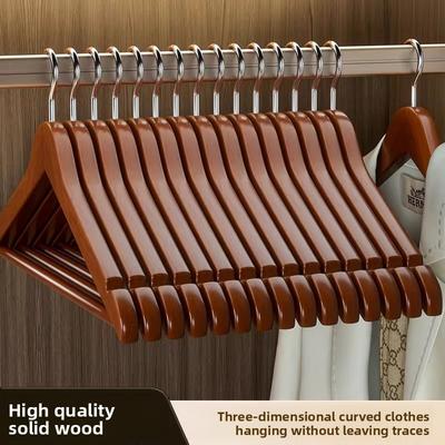 Perchas de Madera Maciza para Colgar Ropa, Percheros para Secar Ropa, Soportes de Madera para Ropa, Soportes Domésticos para Ropa