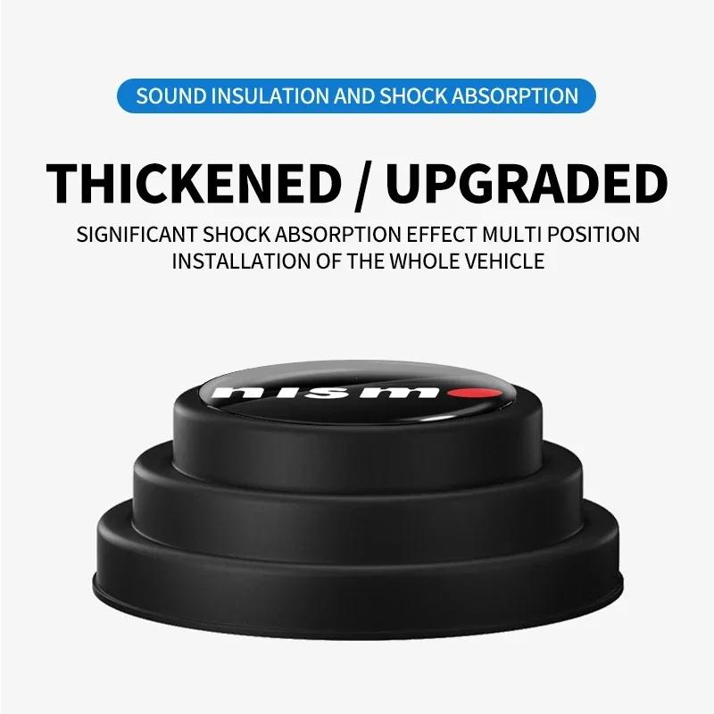 1/2/4 buc. Pad Antișoc pentru Ușa Mașinii Autocolant din Silicon Anti-coliziune Pentru Nissan Nismo Note Armada Pulsar Pathfinder X-Trail Qashqai