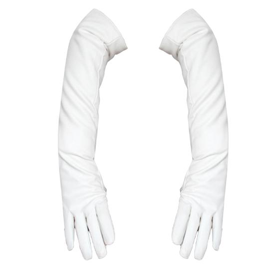 Mănuși cu degete întregi, rezistente la vânt, din piele ecologică, mănuși lungi pentru braț pentru cumpărături