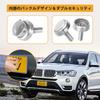 AX2V License Plate Bolt, Anti-theft Screws, Proof License Plate Frame for Car License Plate Bolt Protector M6 (15mm)