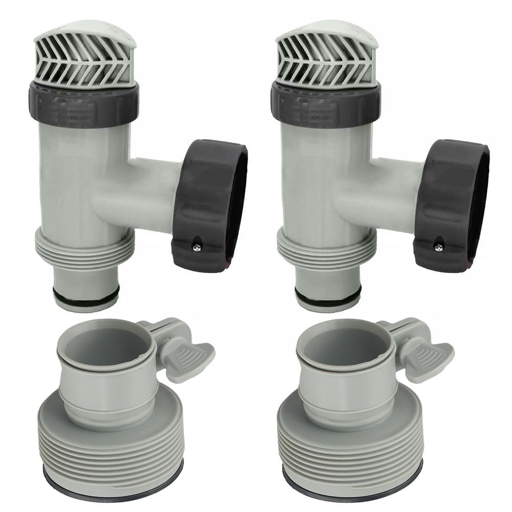 Robinet de piscine et adaptateur de tuyau Type B Conçus pour les piscines hors sol avec installation rapide et fonctionnement fiable
