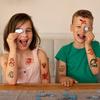Waterproof 10 Sheets For Women Men Fake Tattoos Fake Tattoo Body Art Arm Chinese Dragon Temporary Tattoo  Accessories