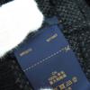 Ausgezeichnete LOUIS VUITTON Strickmütze Beanie Neo Petite Damier Anthrazit Wolle M77983 Gebraucht