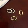 925 Sterling Silver Geometric Ear Cuffs for Women - Trendy Influencer Design, Simple Ins Cold Style Jewelry