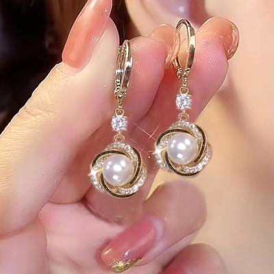 Luxury Simple Earrings - New Creative Fashion Studs, Versatile Exquisite Party Jewelry, Christmas Birthday Gift for Women