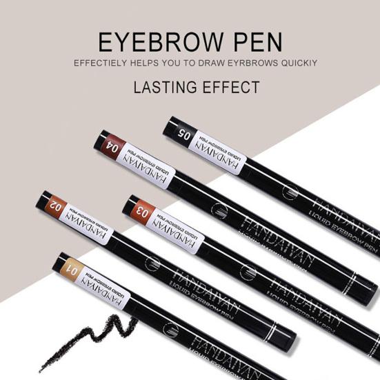 Vanntett gaffelspiss Brow Enhancer Stencil Makeup Langvarig