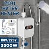 3500W 220V/110V Digital Display for Kitchen Bathroom Mini Shower Water Heater Wall Mounted Instant Electric Water Heater
