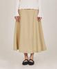 We Love Linen Flare Skirt_Beige