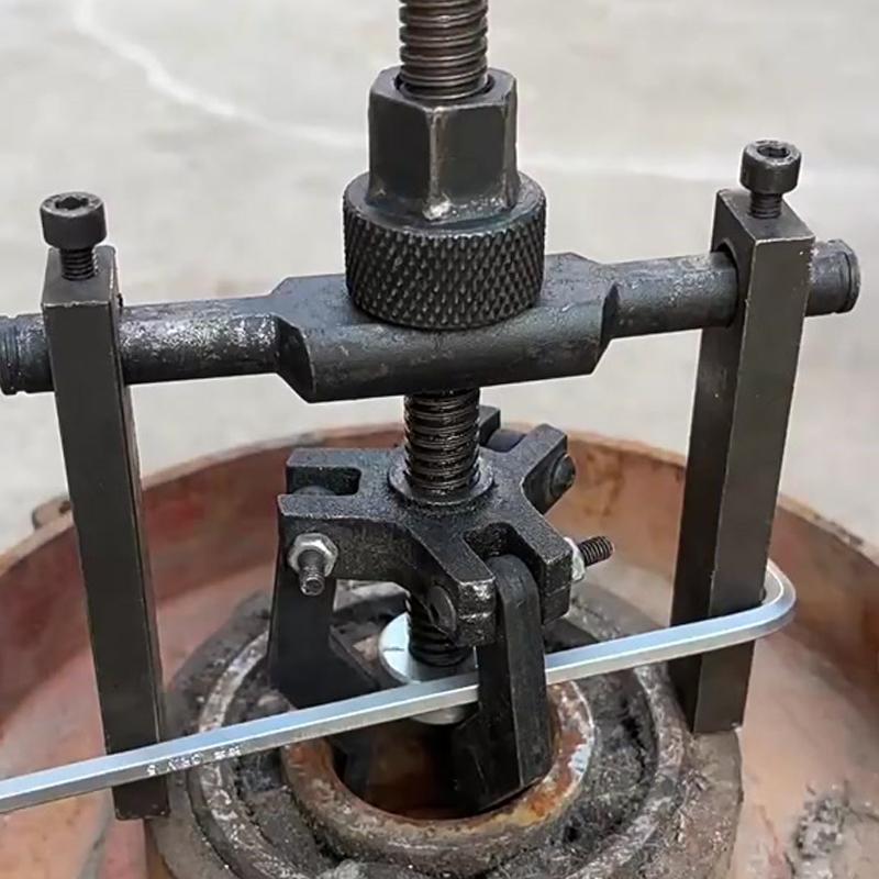 Narzędzie do ściągania łożysk 3-szczękowe Zestaw narzędzi do naprawy i demontażu samochodów Ściągacz trójramienny Oszczędzające pracę usuwanie łożysk samochodowych