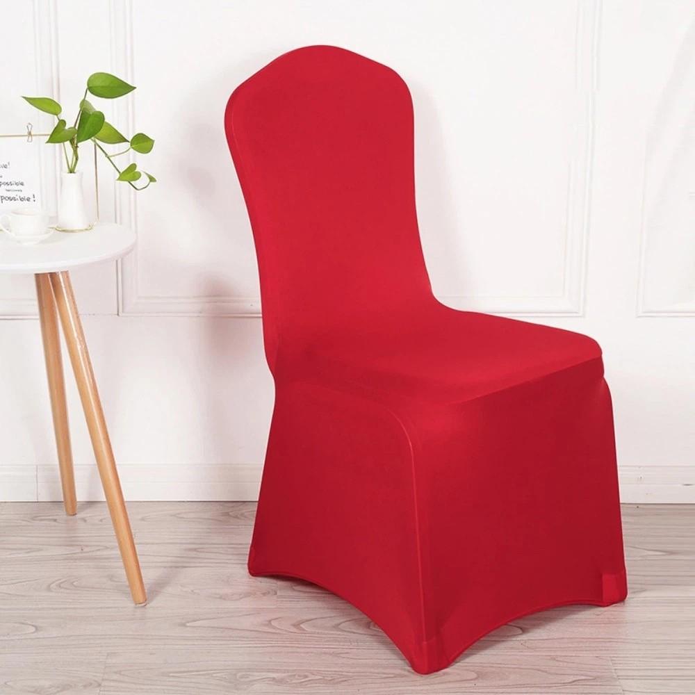 Elastic Wedding Chair Covers Spandex Seat Cover Stretch Slipcover  Dining Party Celebration