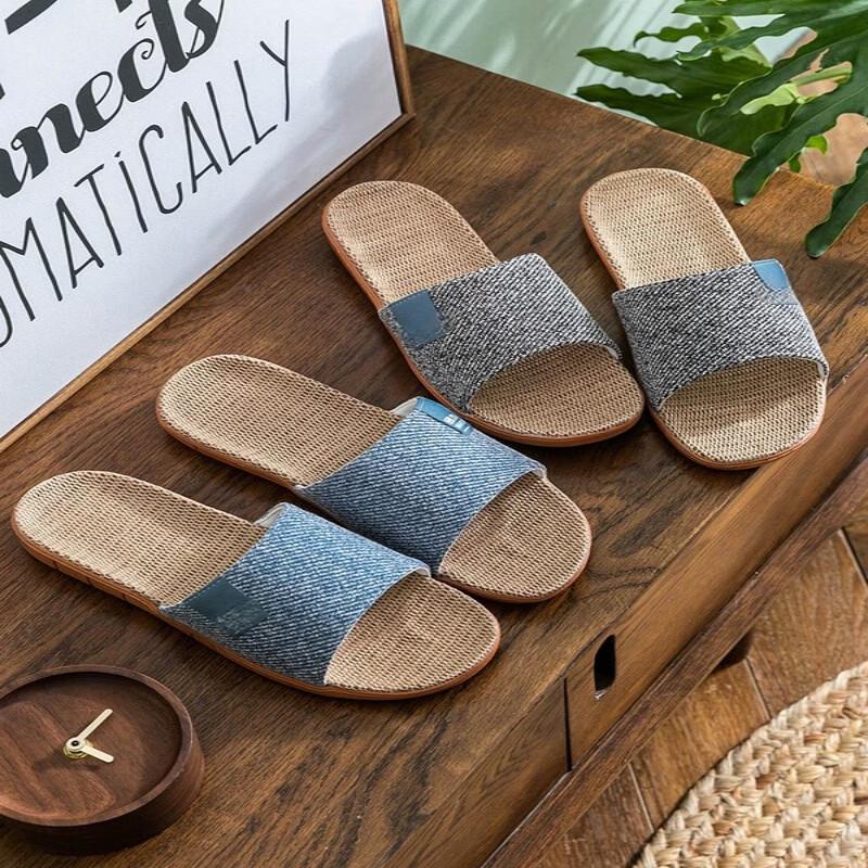 Men's Summer Linen Slippers