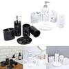 Badezimmer Zubehör Set 5 Stück Zahnbürstenhalter Seifenschale
