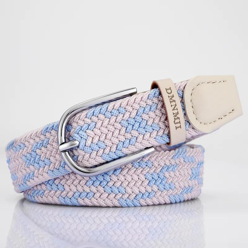 WTEMPO 1PC Bohemian Style Elegant Retro Casual Belts Color Matching Woven Belts Suitable for Summer Beach Ideal for Matching with Dresses and Skirts