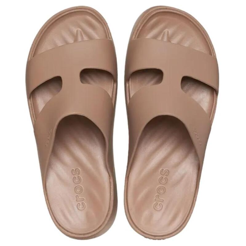 Crocs Fashion and Minimalist Temperament Non-slip Shock-Absorbing Slippers Women's Brown