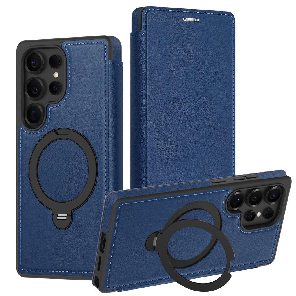 Magnetic Phone Case for Samsung Galaxy S26 Ultra S25 Edge S24 Fe S23 Plus S22 A36 A56 A57 A55 A17 A26 Card Holder Leather Cover