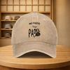 Vintage Padel Racket Pattern Snapback Cap  Unisex Adjustable Baseball Hat for Travel Cycling Camping
