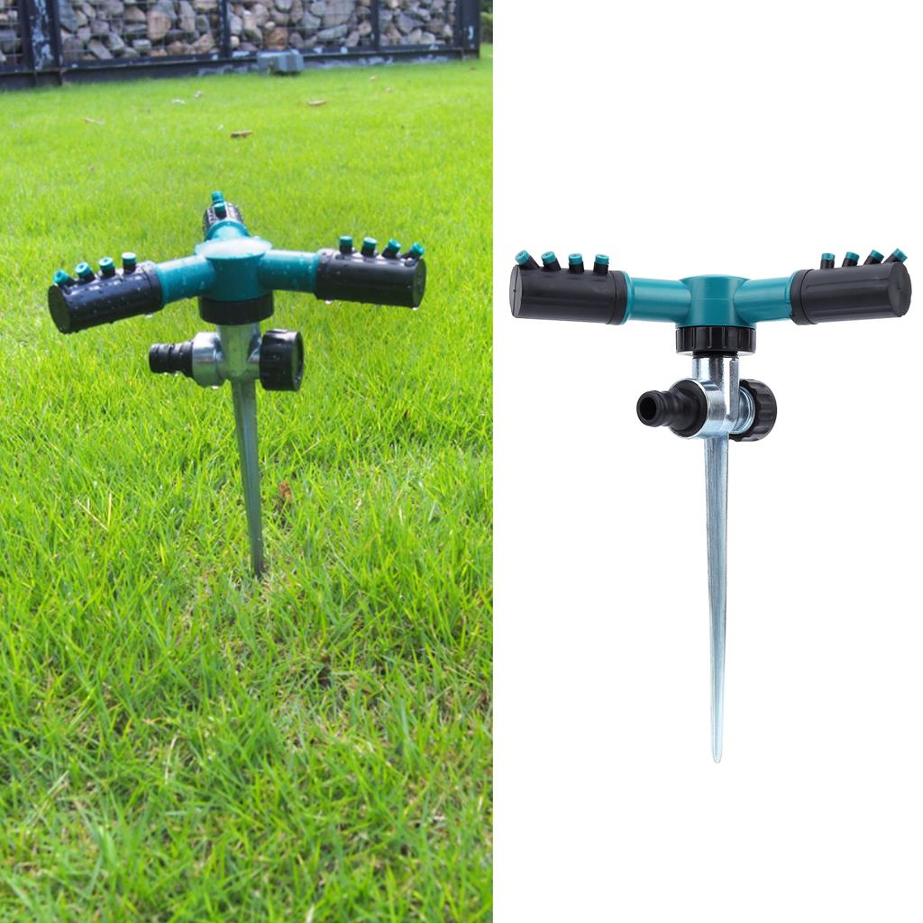 Irrigatore da Giardino Irrigatore per Prato Rotante a 360 Gradi Sistema di Irrigazione per Giardinaggio Accessorio