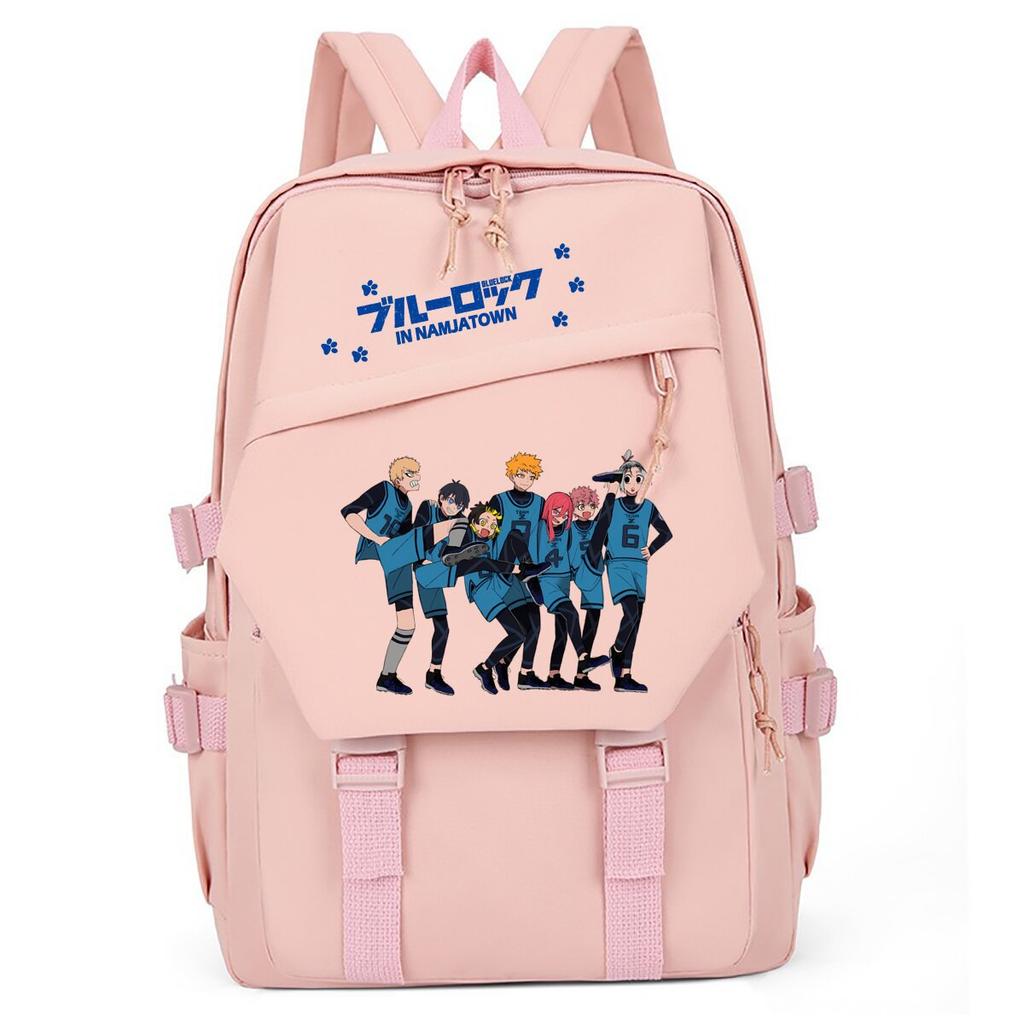 Animation Peripheral Style School Bag Campus Male And Female Students Casual Versatile Composite Cloth Backpack