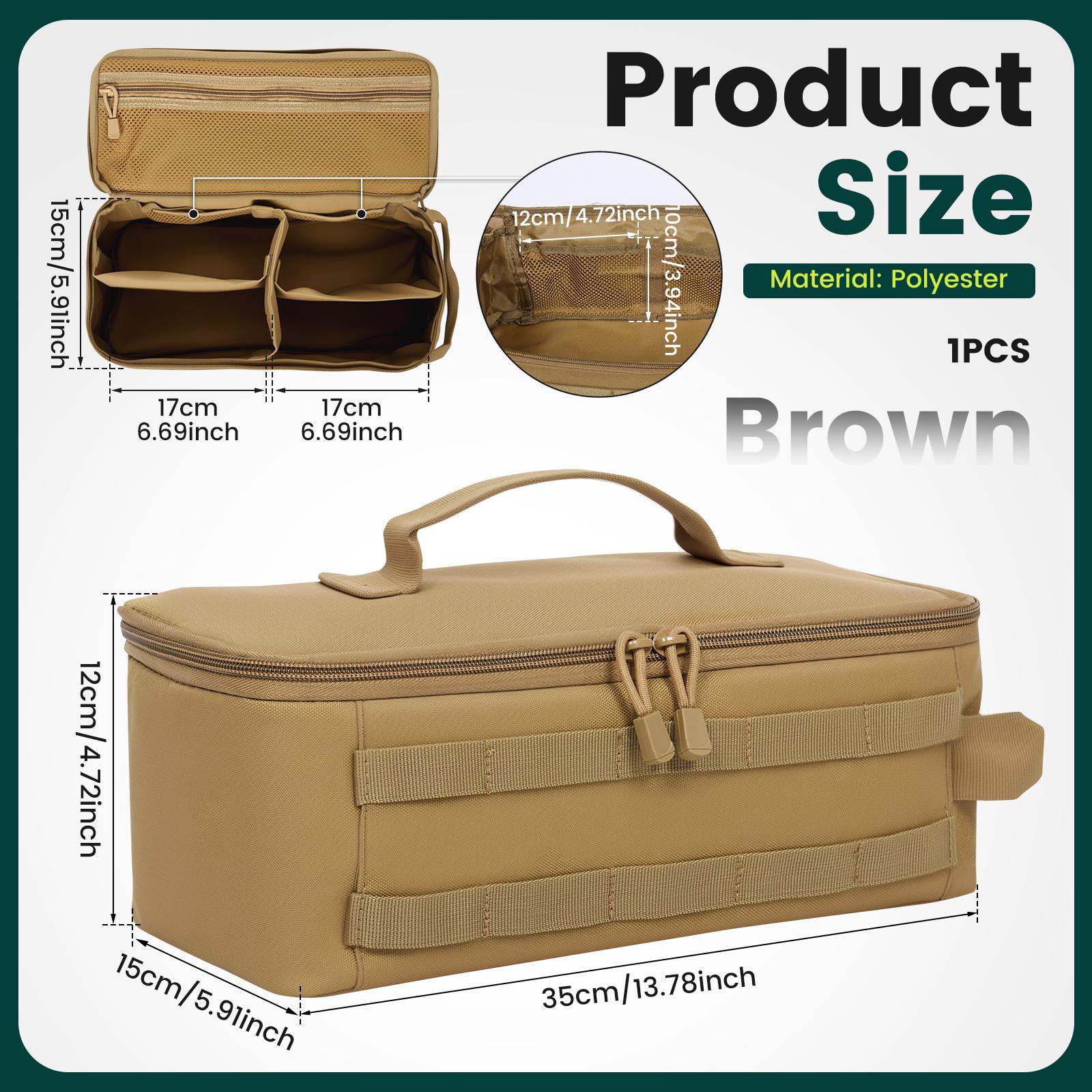 

Pill Bottle Bag Portable First Aid Kit Large Capacity Travel Medication Storage Bag Pill Organizer for Home Outdoor Emergency