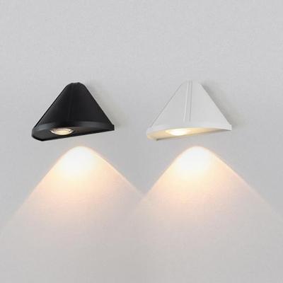 Applique da parete a LED da superficie 5W AC85-265V impermeabile, semplice, rotonda, per soggiorno, veranda, esterno
