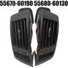 Middle Air Conditioner Outlet Vent Compatible For Toyota Land Cruiser LC200 2008-13 AC Outlet Vent ABS Black