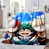 My Hero Academia Theme Printed Blanket - Perfect for Couch, Bed, Travel & Outdoor Use | Machine Washable, Cozy & Durable.