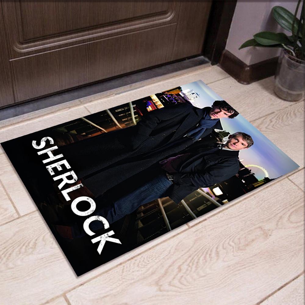 Sherlock Printed Carpet Rug for Office Chair Living Room Bedroom Kitchen Room Decor Gifts