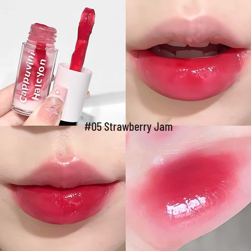 

CAPPUVINI Dreamy Crystal Lip Glaze: Moisturizing, Brightening, and Shiny Mirror-Gloss Finish Lipstick. 4.5g