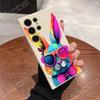 Cute Colorful Rabbit Phone Case For Samsung Galaxy S24 S23 Ultra S22 Plus S20 FE A15 A35 A50 A51 A54 A55 A71 A72 A73 Soft Cover
